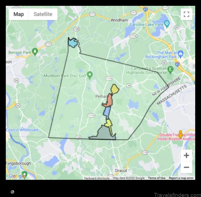 explore the map of pelham united states