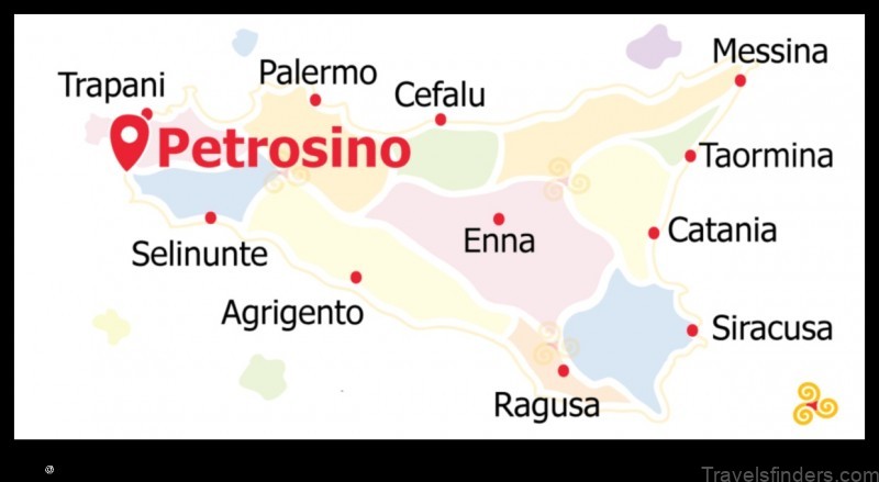 Map of Petrosino Italy