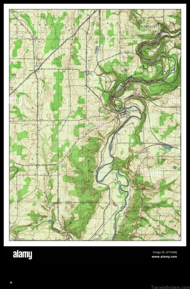 Map of Portageville United States