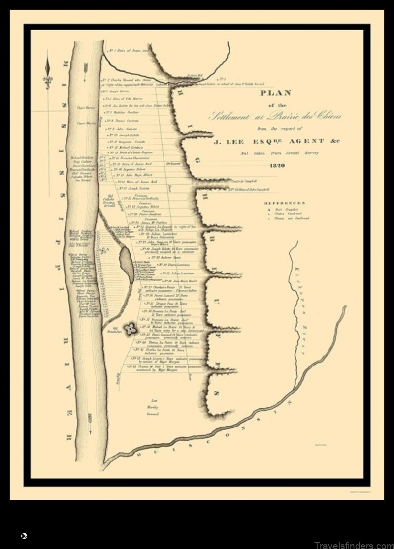 explore the map of prairie du chien united states