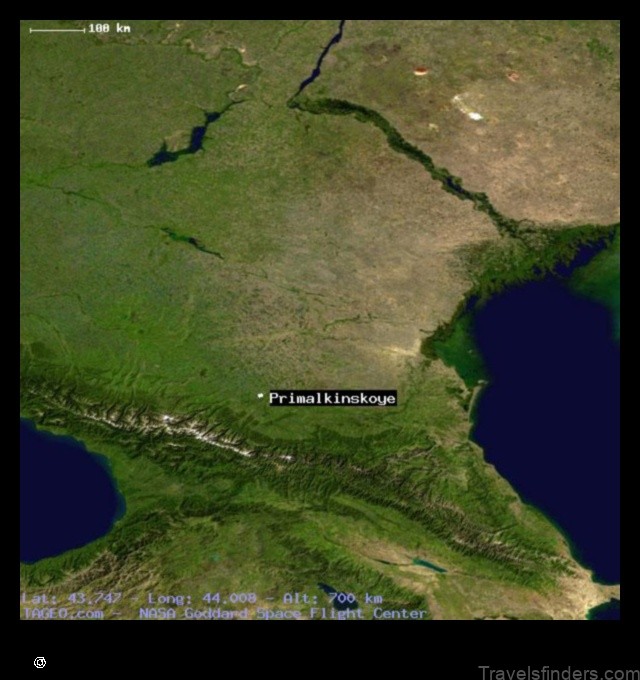 explore the map of primalkinskoye russian federation