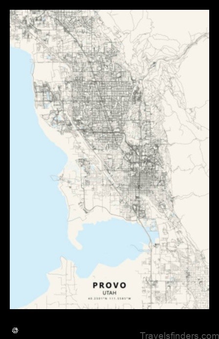 Map of Provo United States