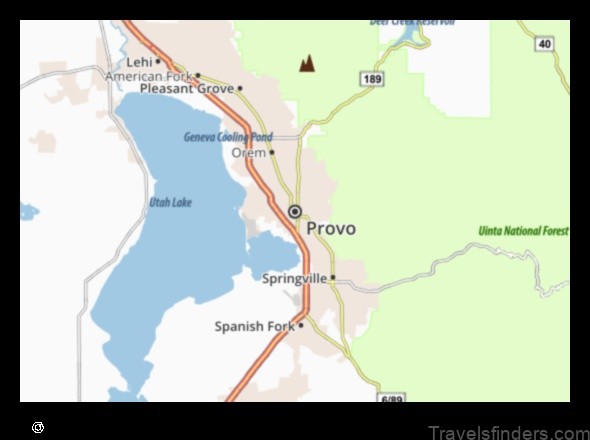 Map of Provo United States