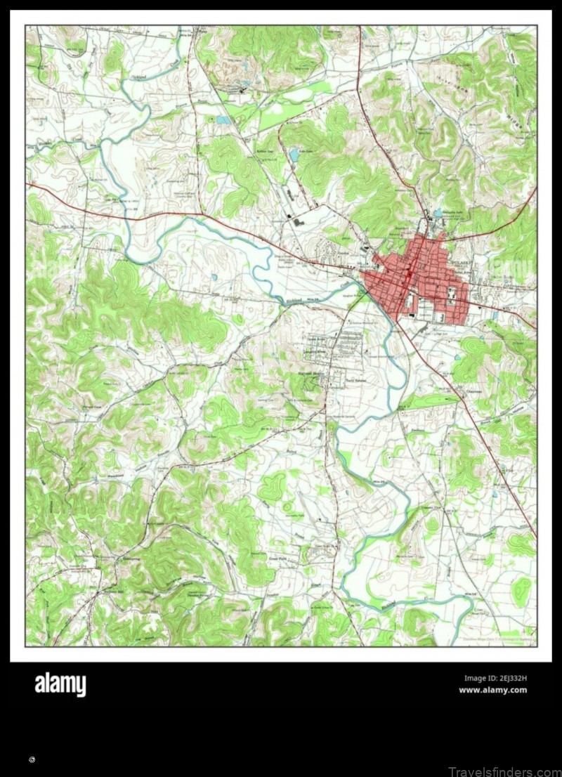 Map of Pulaski United States