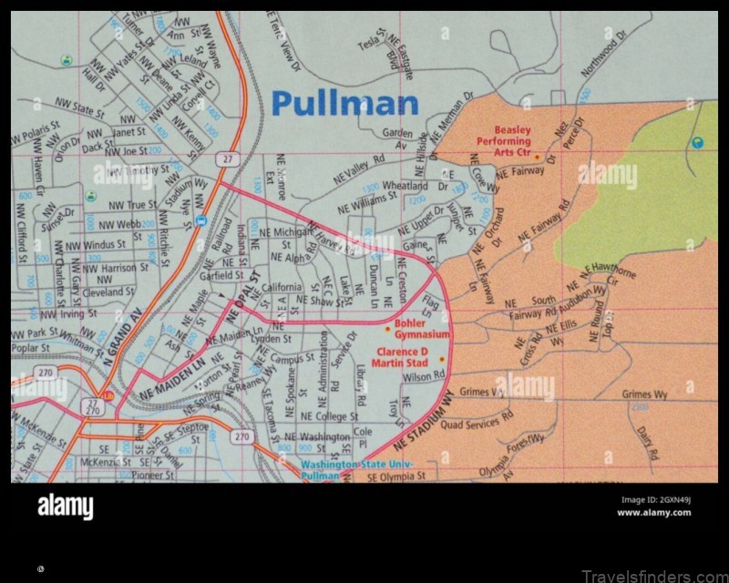explore the map of pullman united states