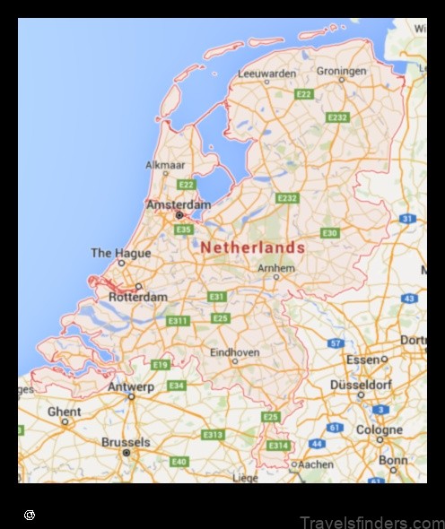 Map of Raam Netherlands