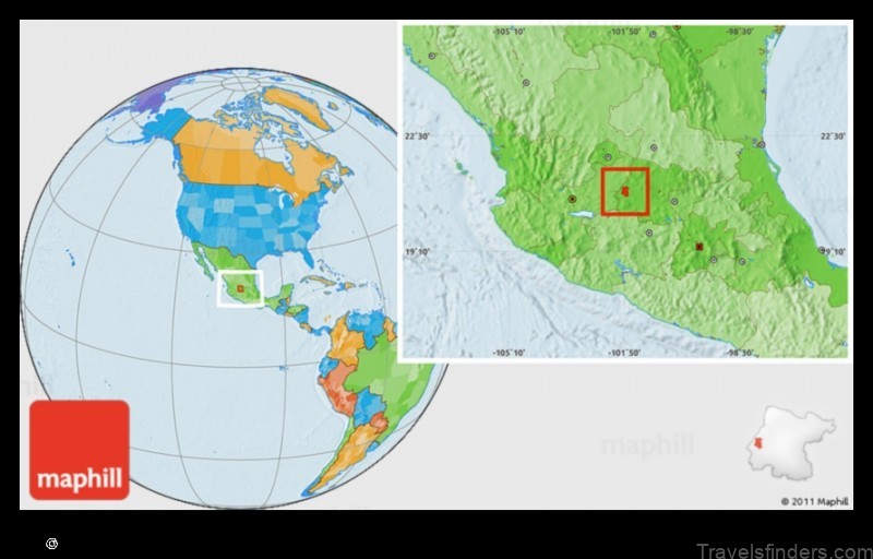 Map of Rinconadas de San Francisco Mexico