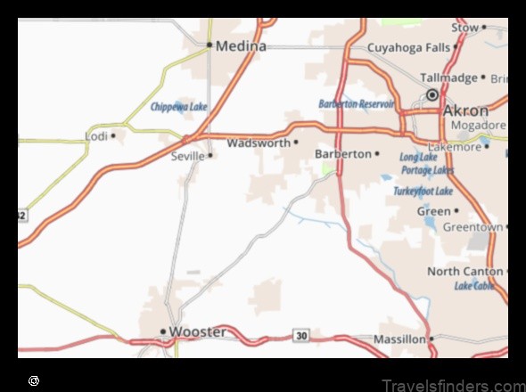 explore the map of rittman united states