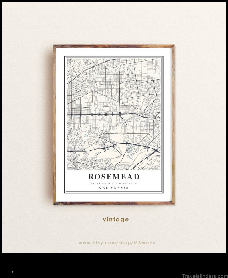 explore the map of rosemead united states with this handy guide