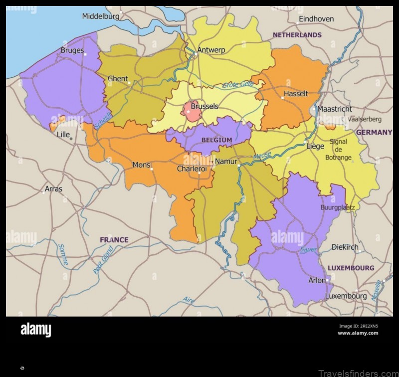 Map of Rumbeke Belgium