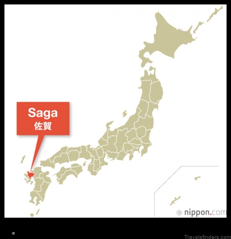 Map of Saga Japan