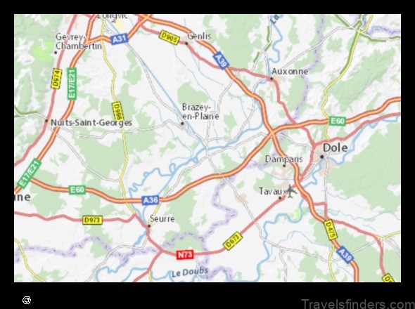 explore the map of saint jean de losne france