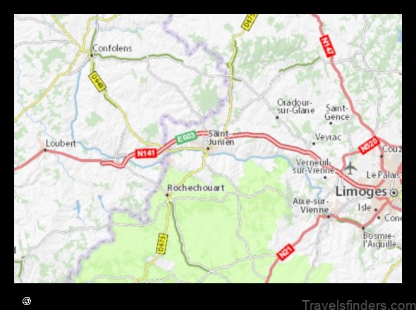 explore the map of saint junien france with our interactive guide