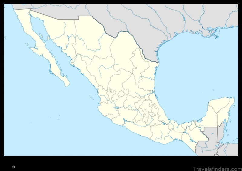 Map of San Francisco Nacaxtle Mexico