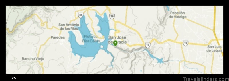 Map of San José de Gracia Mexico