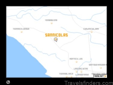 Map of San Nicolás el Chico Mexico