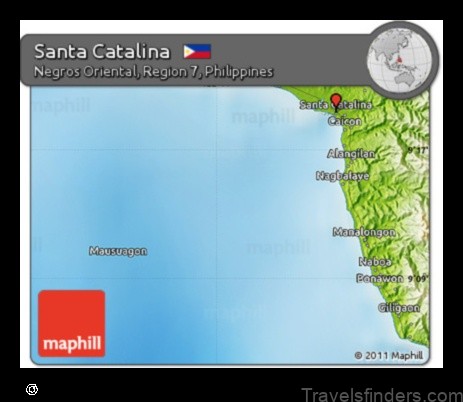 Map of Santa Catalina Philippines