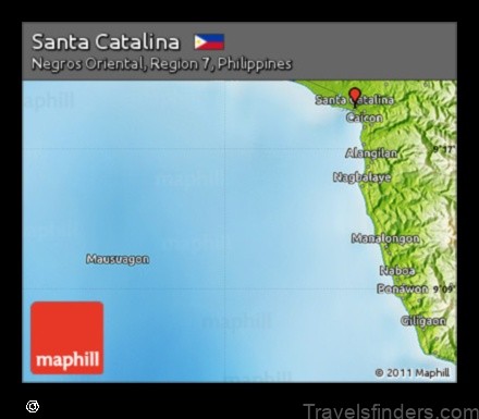 explore the map of santa catalina philippines