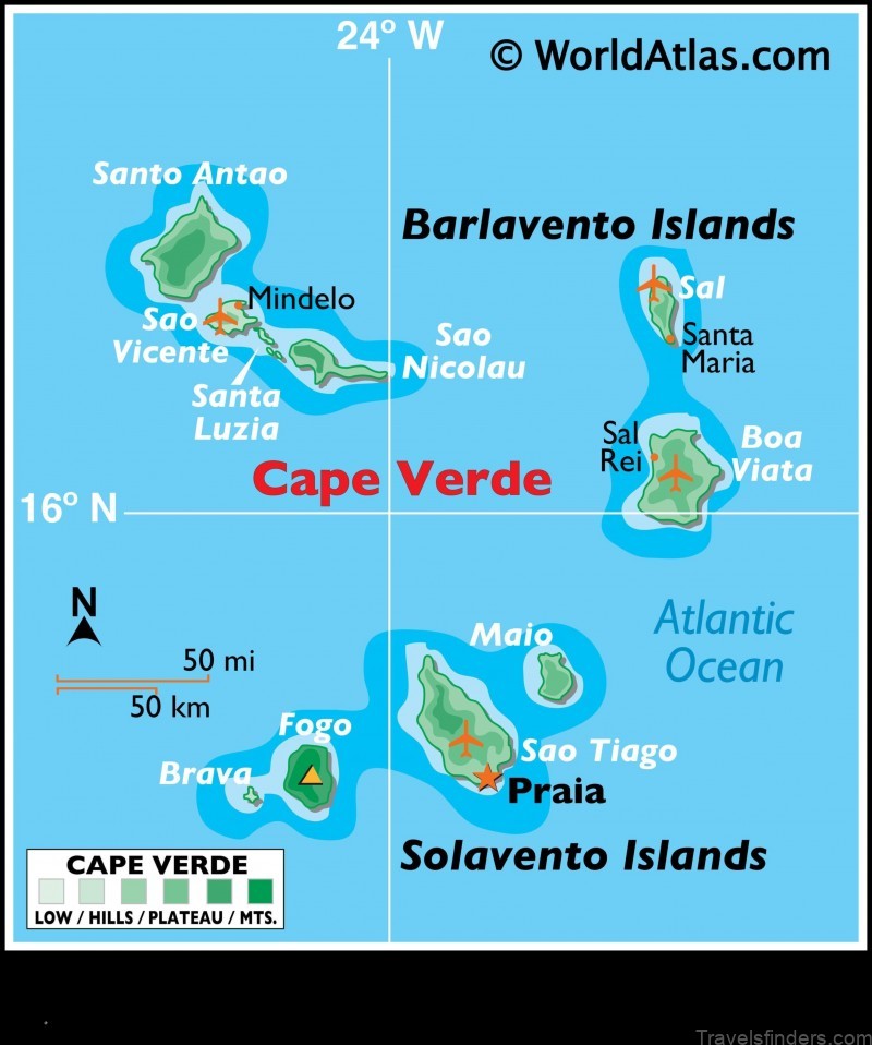 Map of Santa Cruz Cape Verde