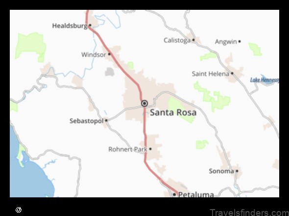 Map of Santa Rosa United States