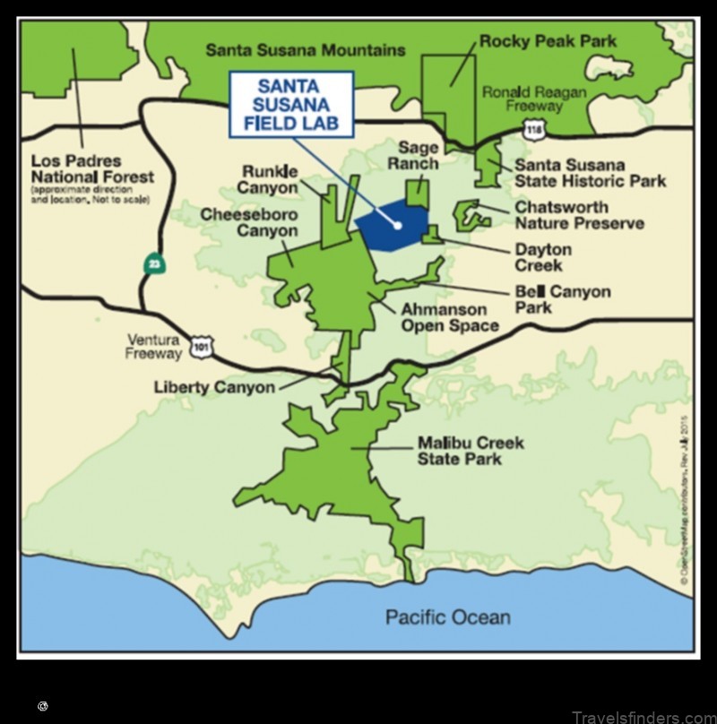 Map of Santa Susana United States