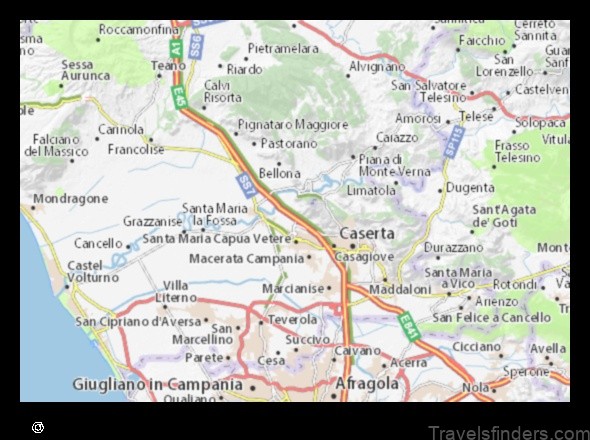 Map of SantAngelo in Formis Italy