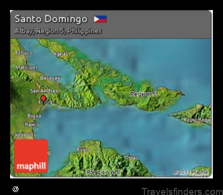 explore the map of santo domingo philippines