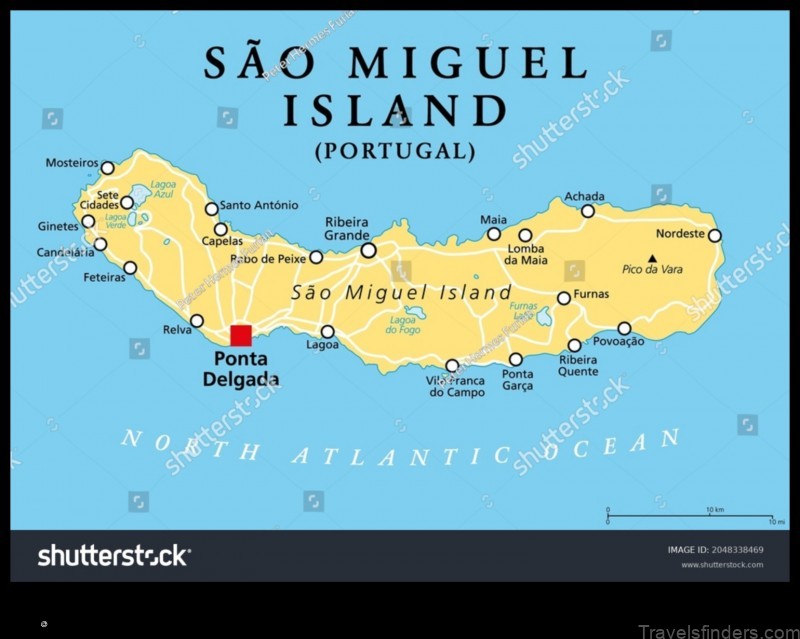 Map of São Miguel do Couto Portugal