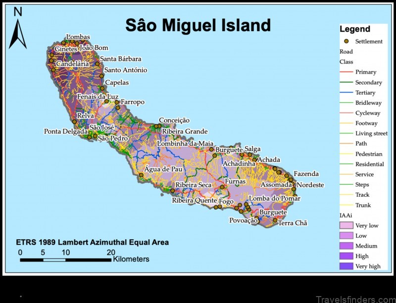 Map of São Miguel do Couto Portugal