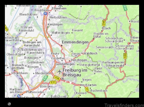 explore the map of sexau germany