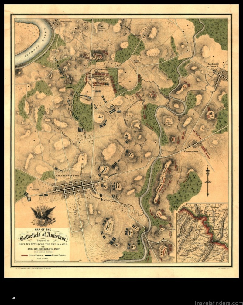 Map of Sharpsburg United States