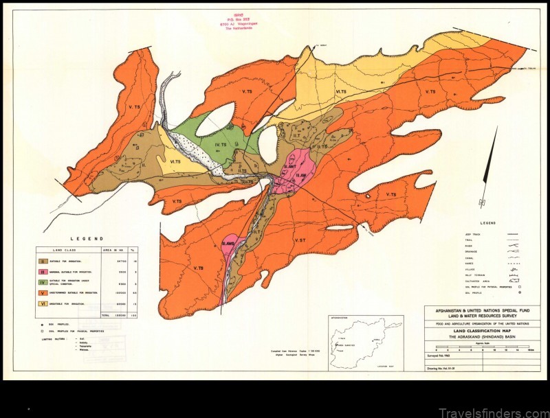 Map of Shīnḏanḏ Afghanistan