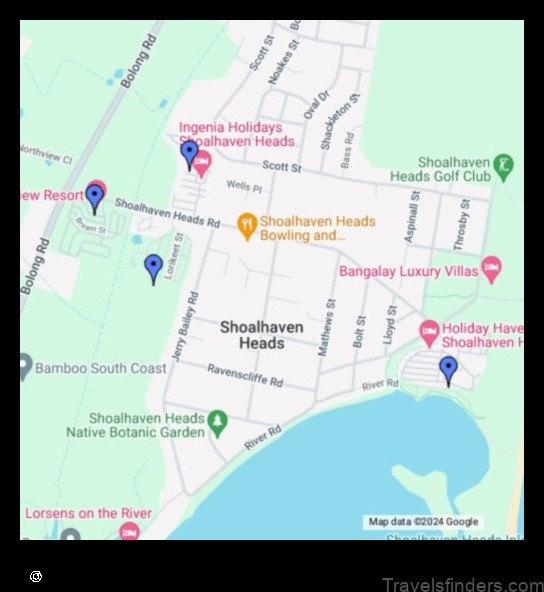explore the map of shoalhaven heads australia