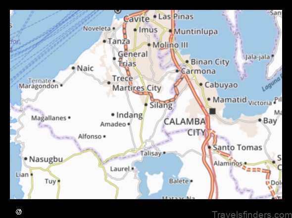 Map of Silang Philippines