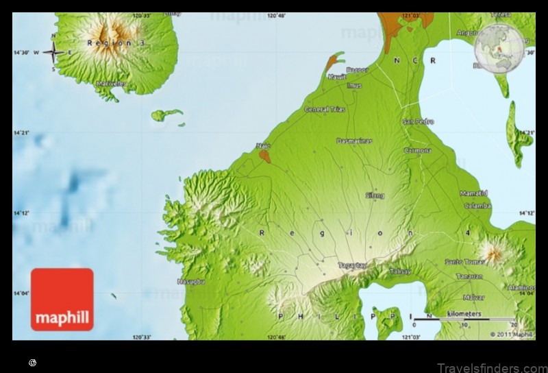 Map of Silang Philippines