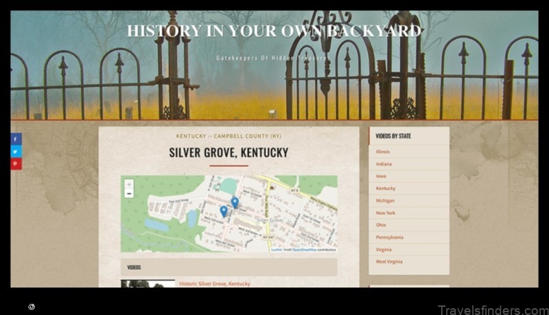 Map of Silver Grove United States