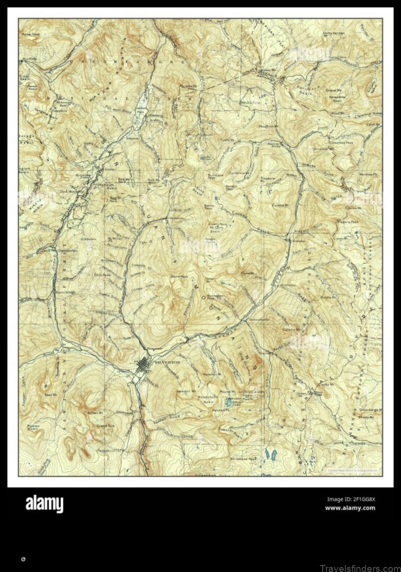 Map of Silverton United States