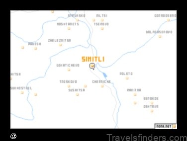 Map of Simitli Bulgaria