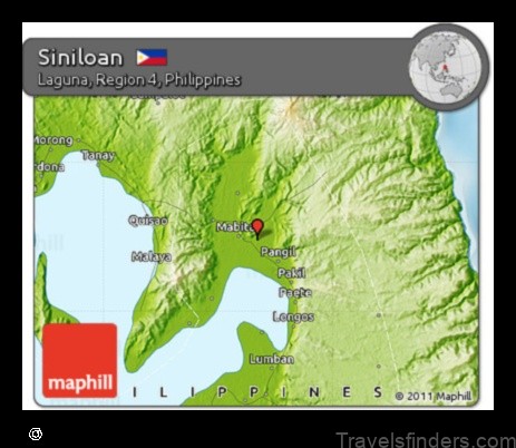 Map of Siniloan Philippines