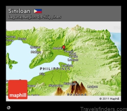 Map of Siniloan Philippines