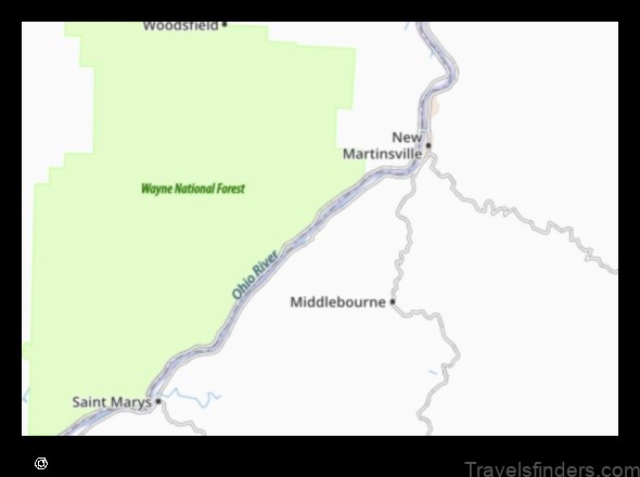 explore the map of sistersville united states