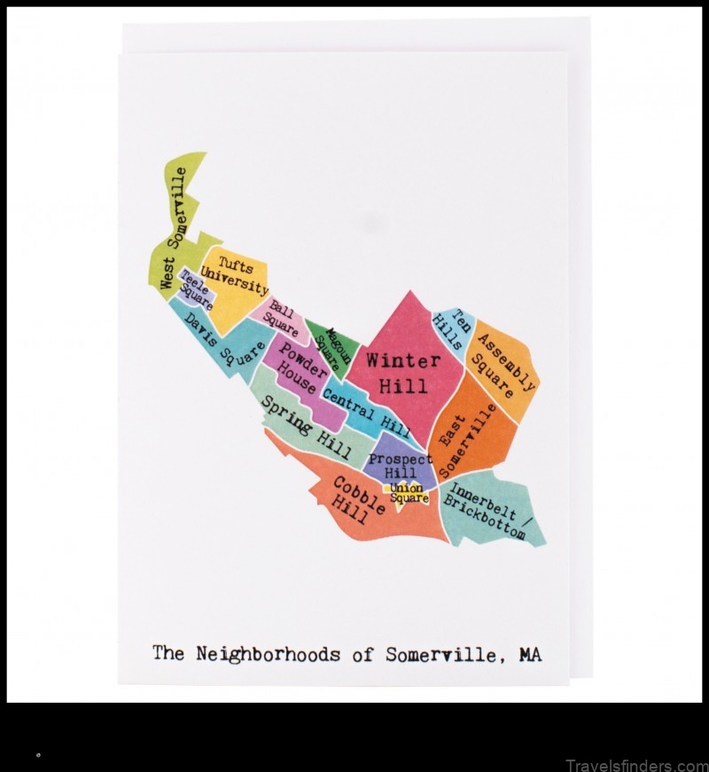 Map of Somerville United States