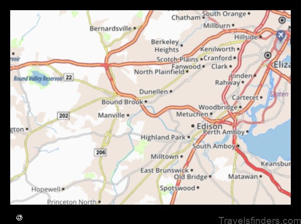 explore the map of south bound brook united states