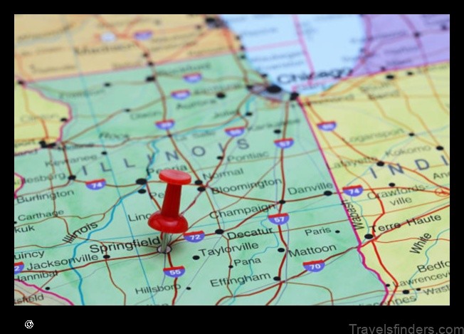 Map of Springfield United States