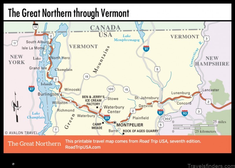 Map of St Johnsbury United States