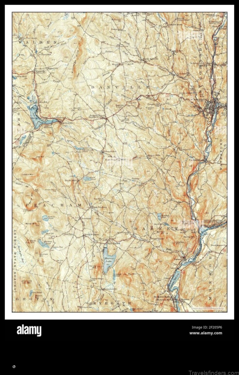 Map of St Johnsbury United States