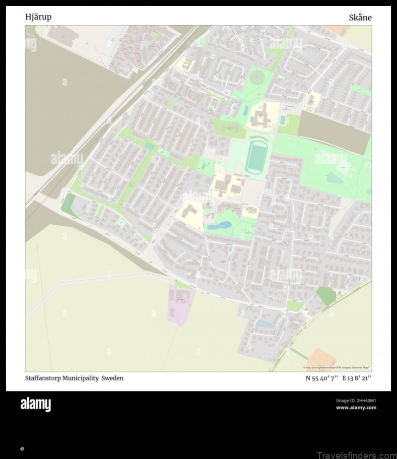 Map of Staffanstorp Sweden