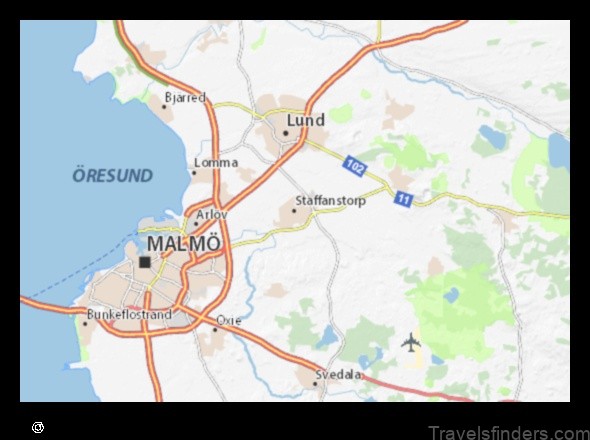 explore the map of staffanstorp sweden