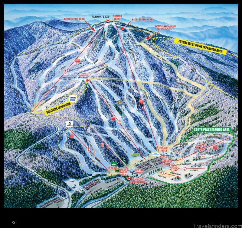 explore the map of sunapee united states