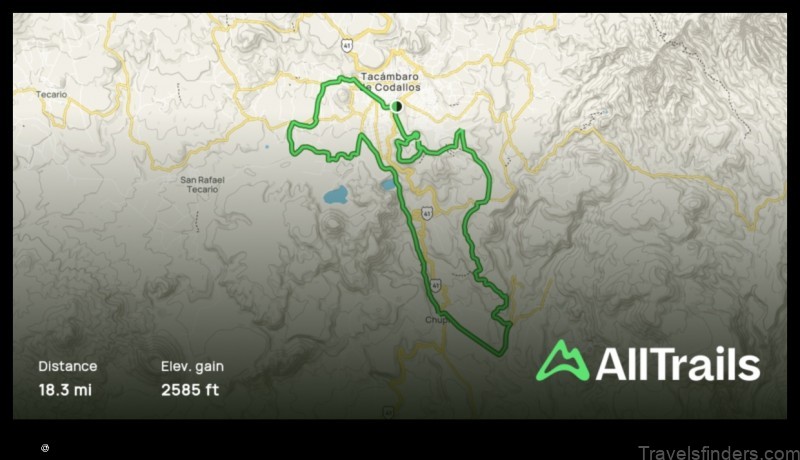 Map of Tacámbaro de Codallos Mexico